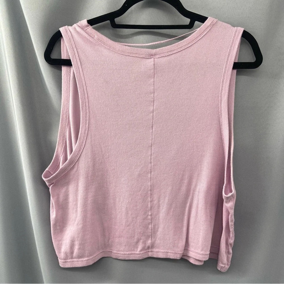 Free People Intimately Free People Baring It Ribbed Boxy Cropped V Neck Tank Top - Picture 4 of 7